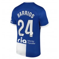 Camiseta Atletico Madrid Pablo Barrios #24 Segunda Equipación Replica 2023-24 mangas cortas